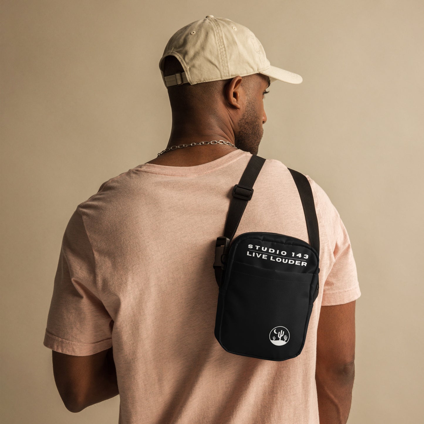 "Live Louder" Utility Crossbody Bag